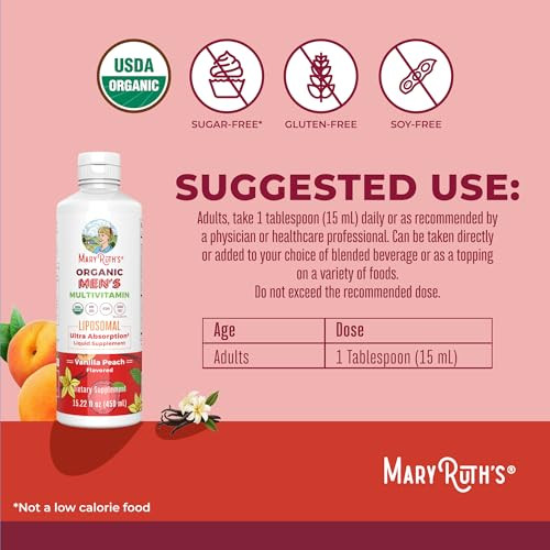 Maryruth's Multivitamin Liposomal For Men 1522 Fl Oz