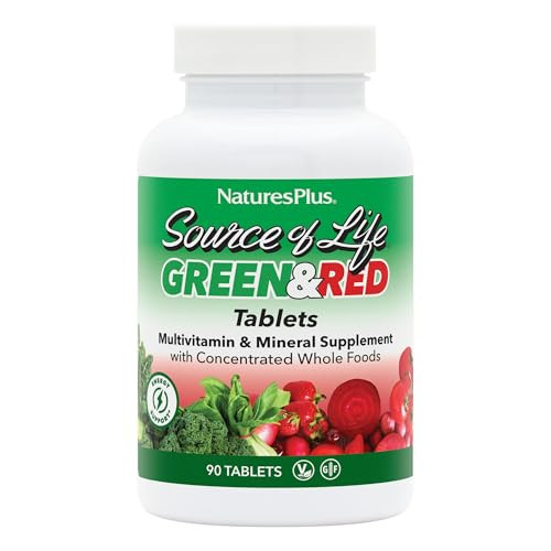 Naturesplus Source Of Life Green & Red Multivitamin 90 Tablets