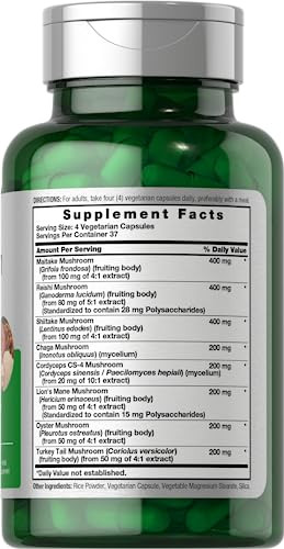 Horbaach Mushroom Complex Capsules 150 Count