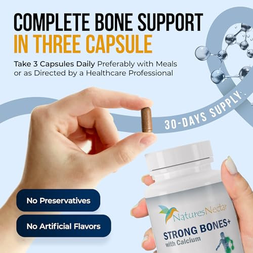 Nature's Nectar Bone & Joint Supplements For Men & Women 90 Caps