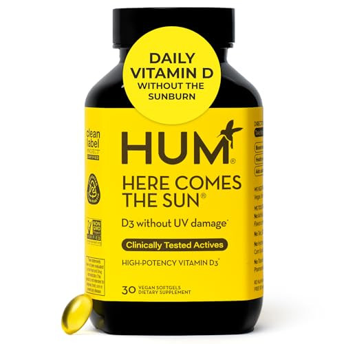Hum Here Comes The Sun Immune Support Supplement With Vitamin D 30 Capsules
