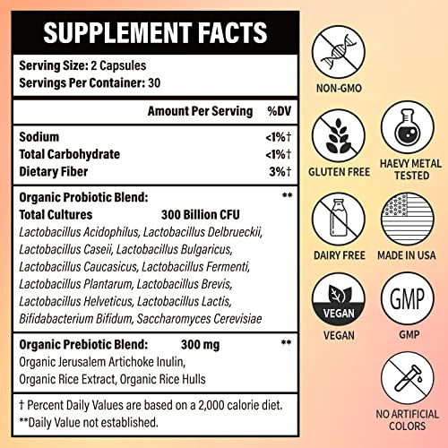 Lifeatlas 300 Billion Cfu Probiotics 60 Caps