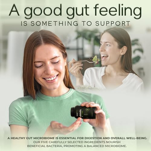 Natural Flow Supplements Prebiotic Fiber Supplement 5 In 1 Capsules