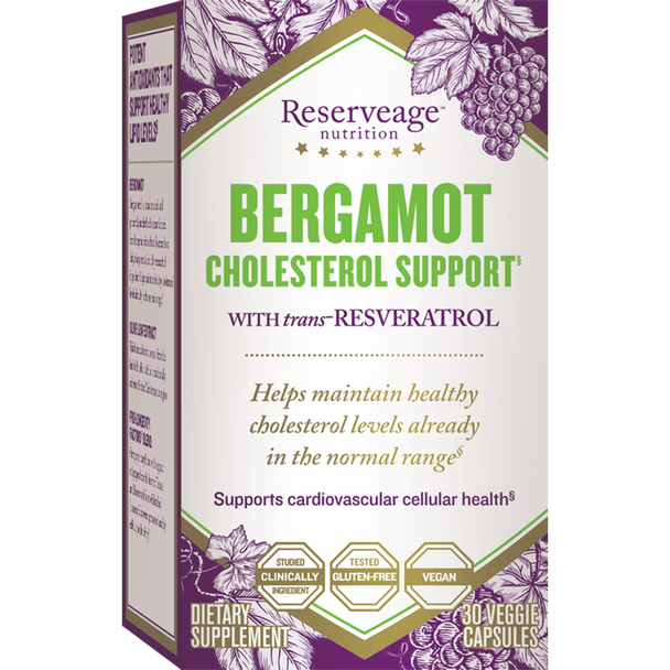 Bergamot Cholesterol Support 30 vegcaps by Reserveage