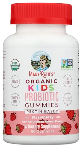 Maryruth's Mary Ruth's Organic Kids Strawberry Probiotic Gummies 60 Ct