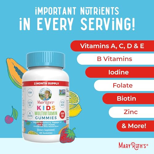 Maryruth's Organics Multivitamin And Probiotic Gummies (Strawberry) For Kids