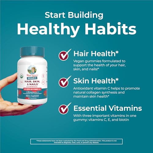 Maryruth's Hair Skin And Nail Vitamins 60 Count 2500 Mcg