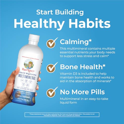 Maryruth's Multivitamin Gummies For Women (Strawberry) & Liquid Nighttime Multimineral (Coconut 1522Oz