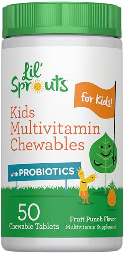 Lil' Sprouts Kids Multivitamin With Probiotics 50 Chewable