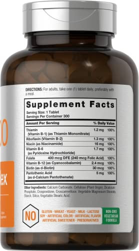 Horbaach Vitamin B 100 Complex 300 Tablets