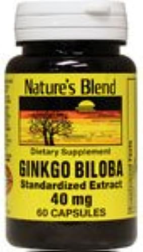 Nature's Blend Ginkgo Biloba By Nature's Blend 60 Caps 40 Mg