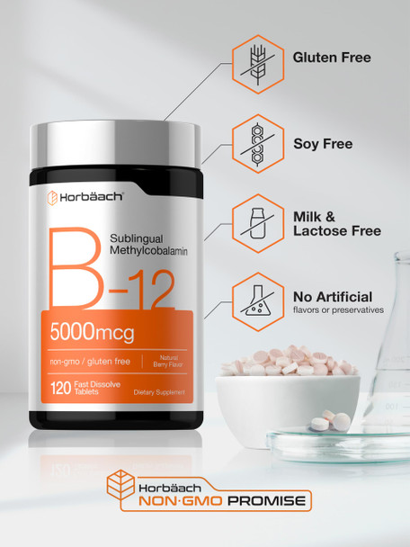 Horbaach B12 Vitamin 5000 Mcg