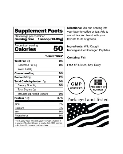 Norcal Organic Marine Collagen 12Oz