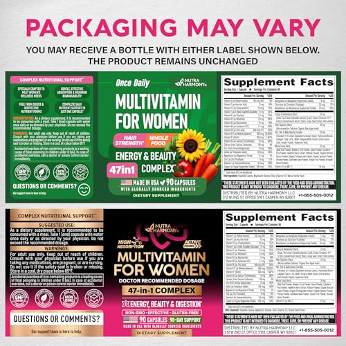 Nutraharmony Multivitamin For Women 90 Capsules