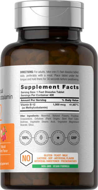 Horbaach Vitamin B12 Sublingual 1000 Mcg