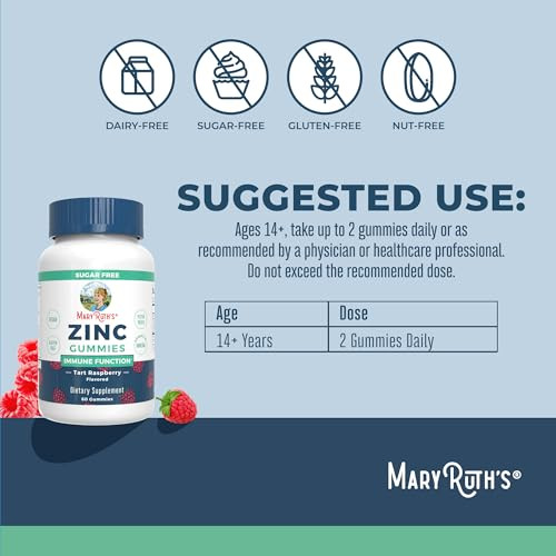 Maryruth's Organics Zinc Gummies 30 Servings