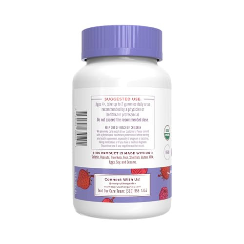 Maryruth's Organics Gummies For Kids'multivitamin (Mixed Berry & Cherry) & Probiotic