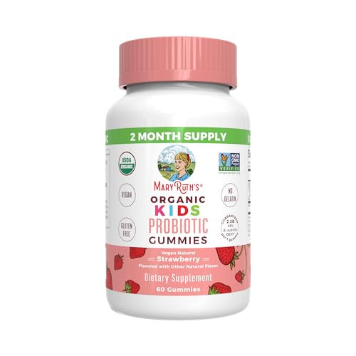 Maryruth's Organics Gummies For Kids'multivitamin (Mixed Berry & Cherry) & Probiotic
