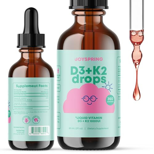 Joyspring Liquid Vitamin D3 With K2