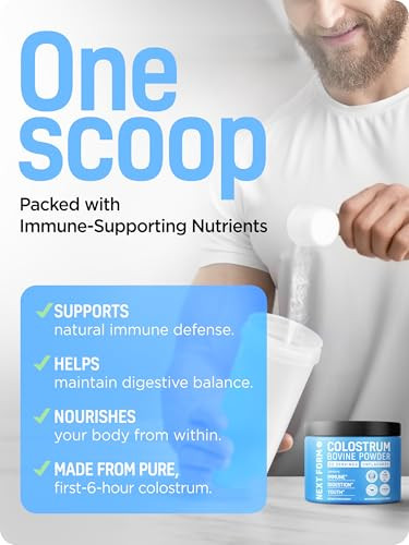 Next Form Bovine Colostrum Powder For Women &Men Source Of Igg & 60 Servings 317 Oz
