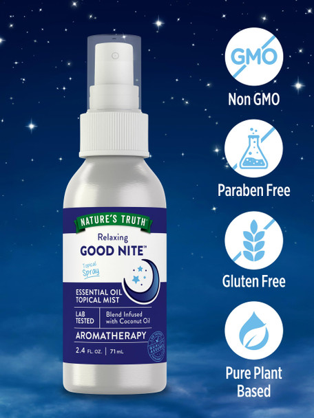 Nature's Truth Good Nite Essential Oil Mist 24 Fl Oz