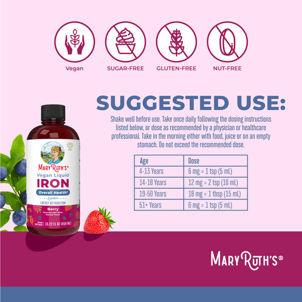 Maryruth's Liquid Iron 1522 Fl Oz