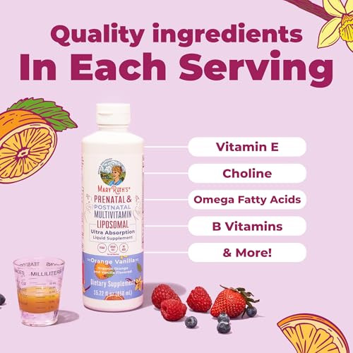 Maryruth's Prenatal & Postnatal Multivitamin Liposomal 30 Servings