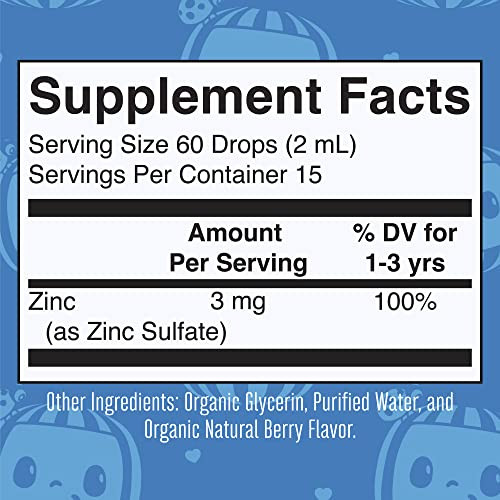 Maryruth's Organics Cocomelon Toddler Liquid Zinc 1 Fl Oz