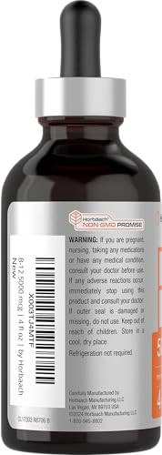 Horbaach B12 Vitamin Sublingual 4 Fl Oz 5000 Mcg