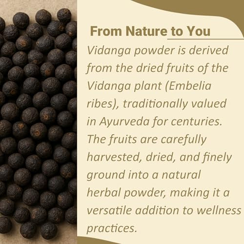 Minature Vidanga Powder (Embelia Ribes) Pure And Natural 227Gram