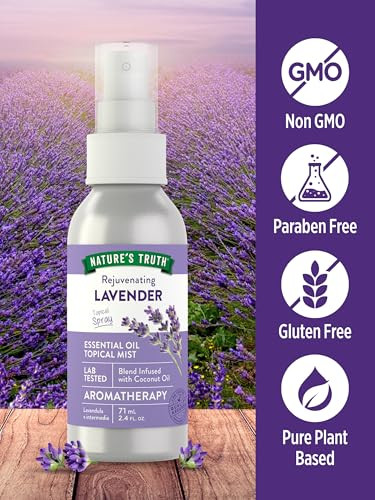 Nature's Truth Lavender Essential Oil Spray 24 Fl Oz
