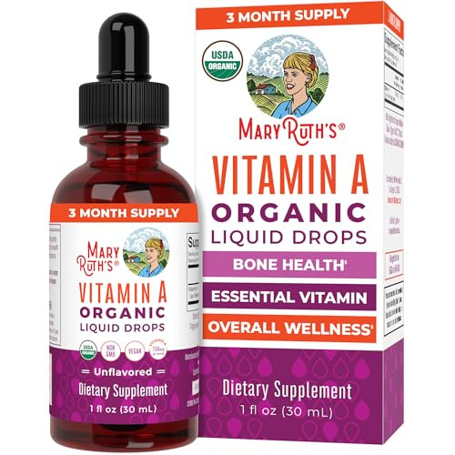 Maryruth's Organics Usda Organic Vitamin A Liquid Drops 1Oz 750Mcg