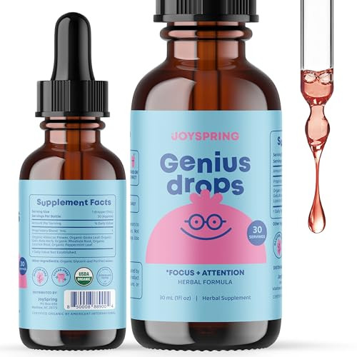 Joyspring Genius Drops And Sulforaphane Supplement For Kids