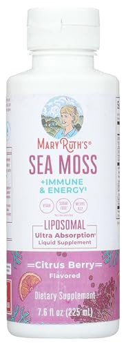 Maryruth's Sea Moss + Immune & Energy Liposomal Irish Sea Moss 76 Oz 140Mg