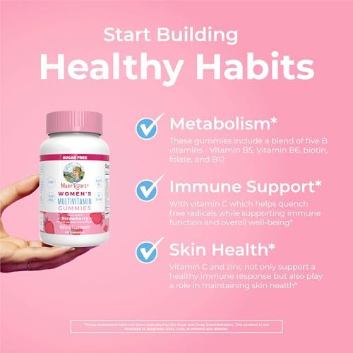 Maryruth's Multivitamin Gummies For Women (Strawberry) & Liquid Nighttime Multimineral (Pineapple)