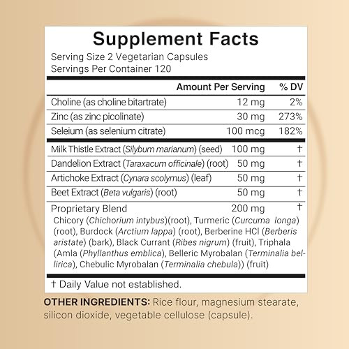 Naturebell Liver 15 In 1 Complex 240 Veggie Capsules