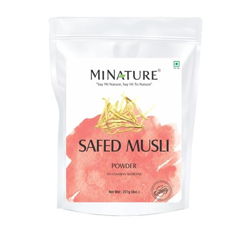 Minature Safed Musli Powder (Chlorphytum Borivillianum) (1/2 Lb) 8 Oz 227G
