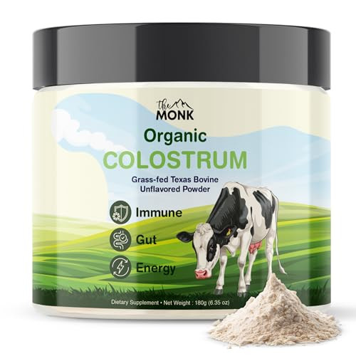 The Monk Colostrum Supplement 90 Servings 635 Oz