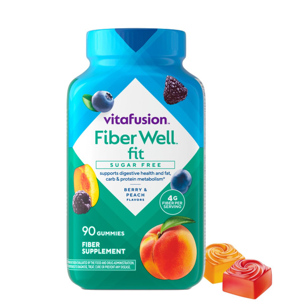 Vitafusion Fiber Well Fit Gummies 90 Count 4G