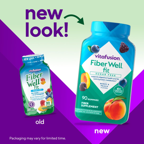 Vitafusion Fiber Well Fit Gummies 90 Count 4G