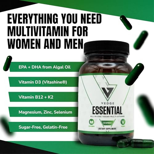 Vedge Vegan Omega 3 Multivitamin For Women And Men