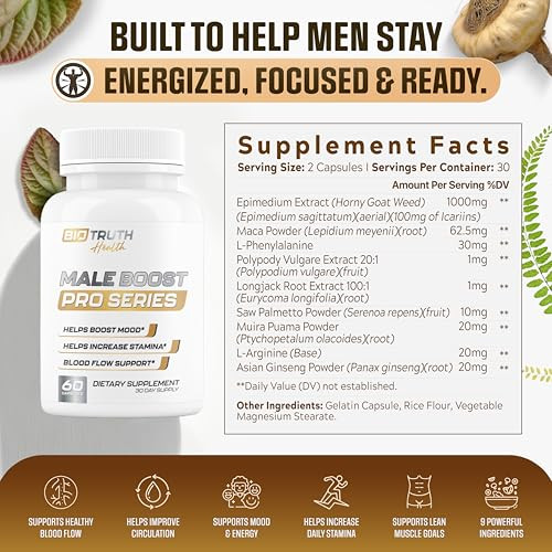 Nutrimend Iq Male Boost Pro Series 60 Capsules