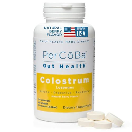 Percoba Bovine Colostrum Lozenges 100 Count