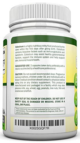 Nutrionn Colostrum 120 Capsules 1000Mg