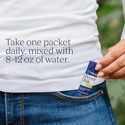 Trace Minerals Power Pak Multivitamin And Multimineral Packets 30 Packets 1200 Mg