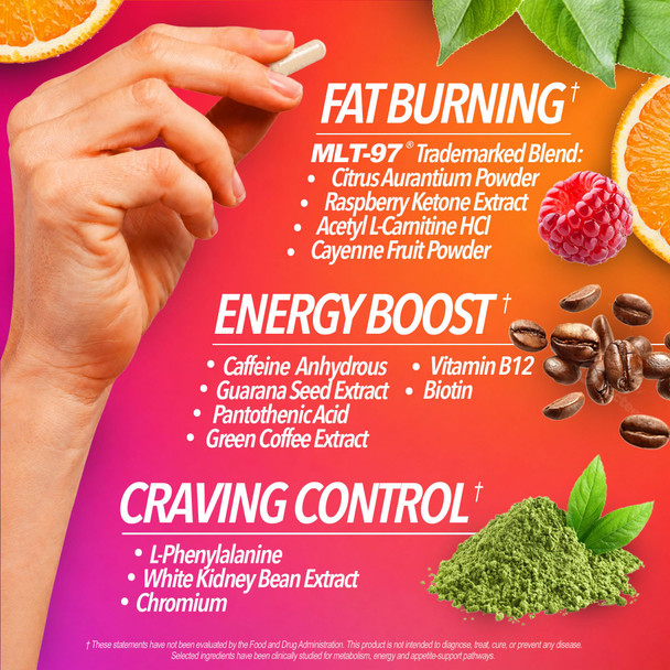 Powercut Triple Burn Weight Loss Pills For Women & Men Fat 60 Capsules