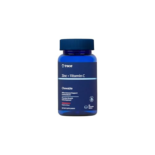 Trace Minerals Research Raspberry Chewable Zinc 60 Count