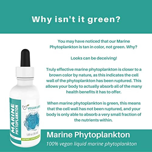 Vegan Life Nutrition Marine Phytoplankton Liquid