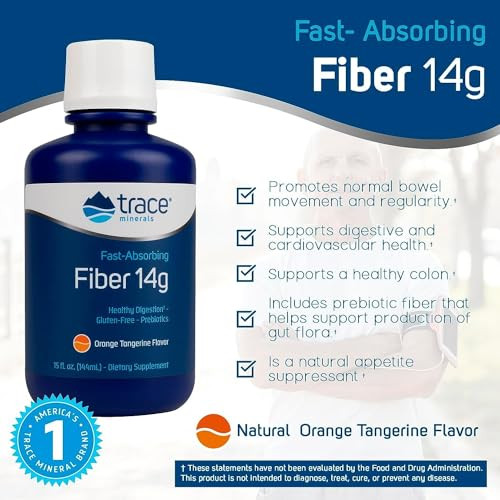 Trace Minerals Fiber 15 Servings 15 Fl Oz