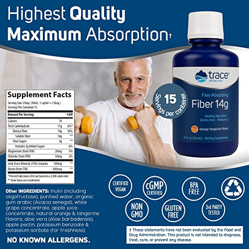 Trace Minerals Fiber 15 Servings 15 Fl Oz